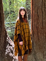 Gobi Plaid Poncho