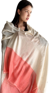 Silk Dip Dye Shawl
