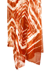 Angkor Wat Tie Dye Shawl