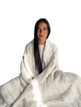 Cable Knit Throw