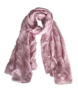 Froisse Silk Solid Shawl