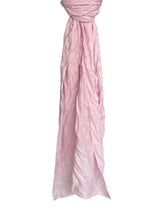 Froisse Silk Solid Shawl