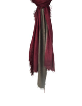 Fuzzy Feutre Two Color Shawl