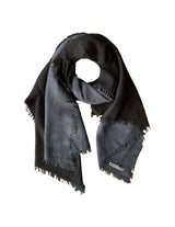 Fuzzy Feutre Two Color Shawl