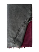 Fuzzy Feutre Two Color Shawl