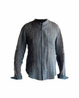 Striped raj button down