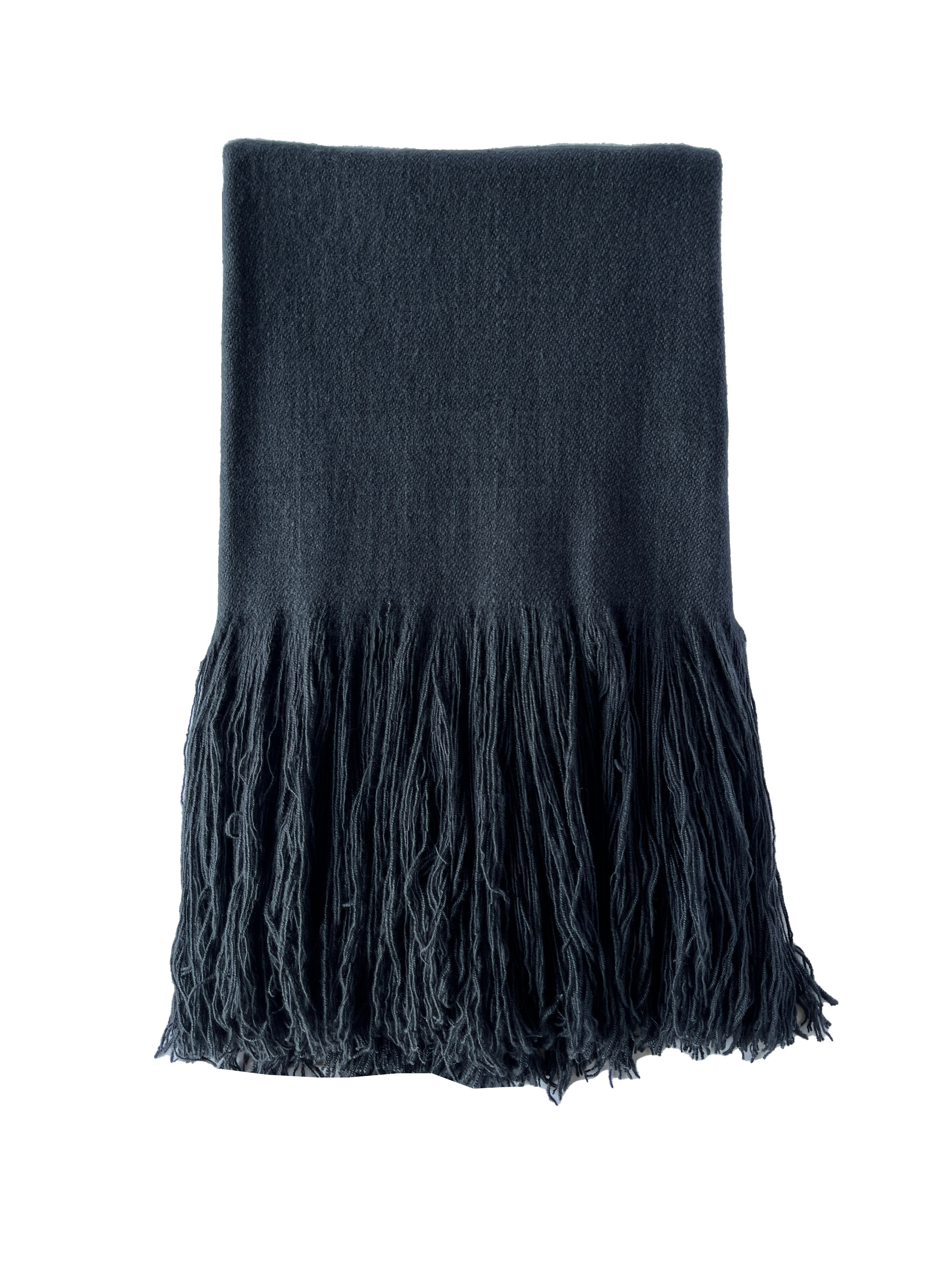 Long Fringe Shawl – Denis Colomb Lifestyle