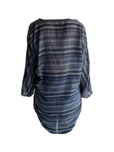 Striped kaftan tunic