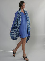Shibori Large Shawl