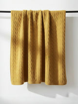 Cable Knit Throw