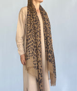 Cheetah Toosh Shawl