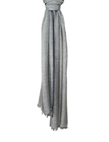 Natural Stripe Feather Toosh Shawl
