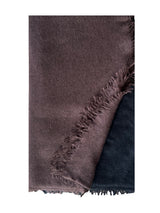 Fuzzy Feutre Two Color Shawl