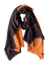 Fuzzy Feutre Two Color Shawl