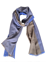 Kiri Two Tone Checks Stole