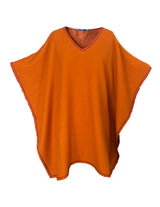 Women Stitched Edge Poncho