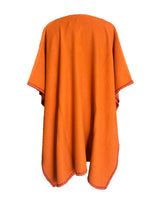 Women Stitched Edge Poncho