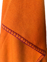 Women Stitched Edge Poncho