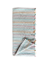 Summer  Striped Feutre Shawl