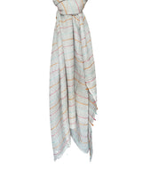 Summer  Striped Feutre Shawl