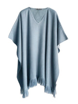 Blue-Cashmere-Classic-Poncho - Denis-Colomb-Lifestyle