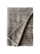 Denis Colomb Lifestyle - Natural White Black Yak Cotton Hokkaido Stole