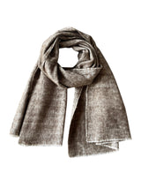 Denis Colomb Lifestyle - Natural White Black Yak Cotton Hokkaido Stole