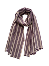Cashmere-Kirat-Two-Color-Stripes-Stole-Denis-Colomb-Lifesytle