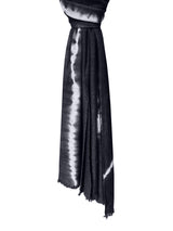 Black-White-Cashmere-Perou-Lightning-Stole - Denis-Colomb-Lifestyle