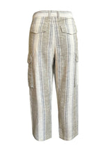 Denis-Colomb-Lifestyle -Raw-Silk-Striped-Cargo-Pants