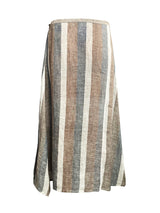 Women's Stripe Wrap Skirt