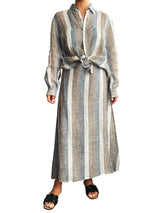 Women's Stripe Wrap Skirt