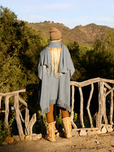 Denis Colomb Lifestyle - Bleu Gris Cashmere Namdu Stole