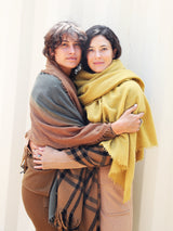 Honey-Cashmere-Fuzzy-Feutre-Shawl - Denis-Colomb-Lifestyle