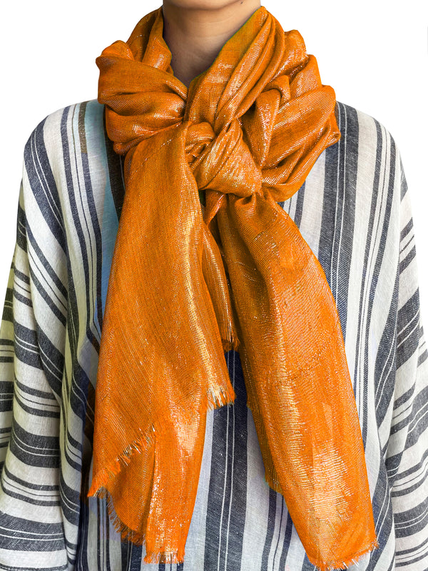 Summer Cashmere Evening Sun Shawl