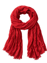 Froisse Silk Solid Shawl