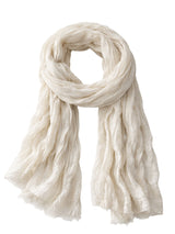 Froisse Silk Solid Shawl