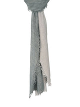 Fuzzy Feutre Two Color Shawl