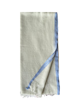 Natural Stripe Feather Toosh Shawl