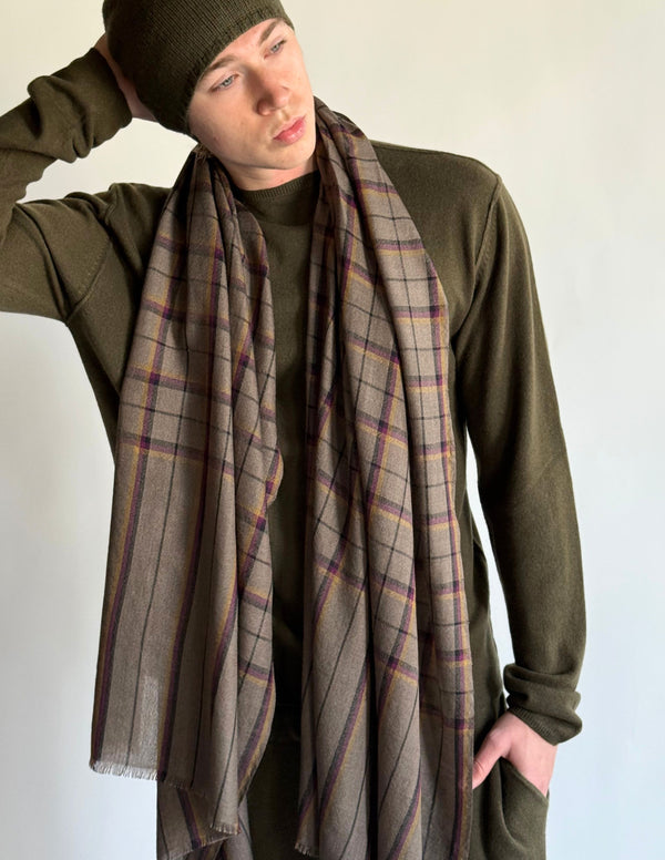 Kita Plaid Stole