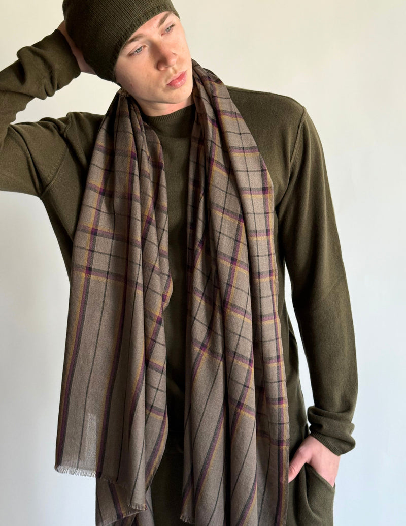 Kita Plaid Stole