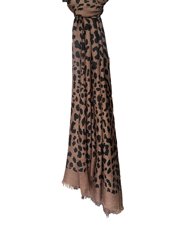 Cheetah Toosh Shawl