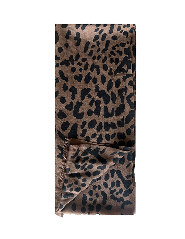 Cheetah Toosh Shawl