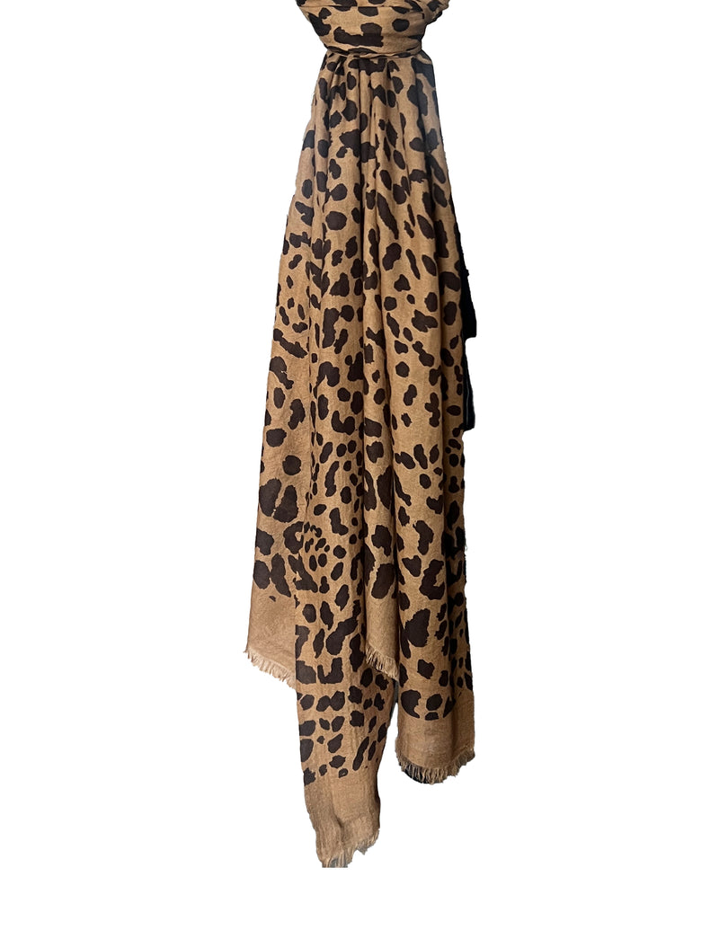 Cheetah Toosh Shawl