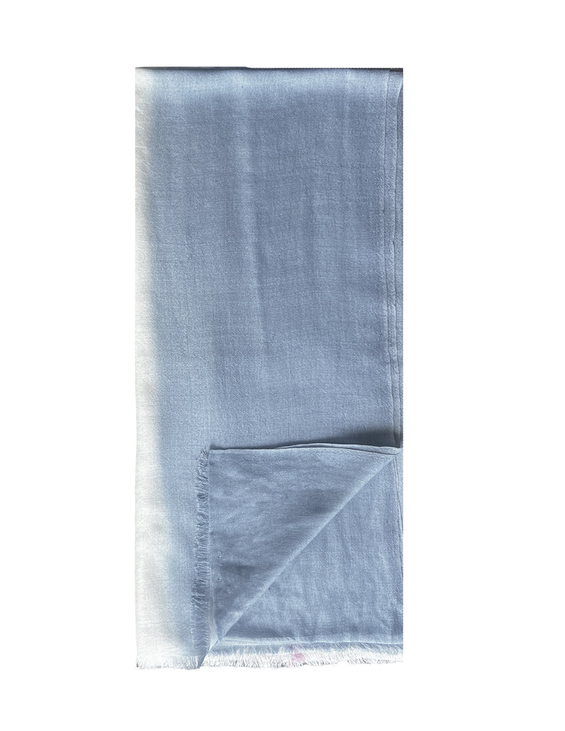 Stripe Dip Dye Shawl