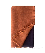 Fuzzy Feutre Two Color Shawl