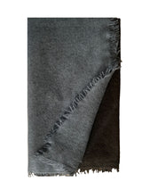 Fuzzy Feutre Two Color Shawl