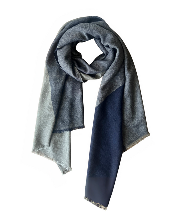 Kiri Two Tone Checks Stole