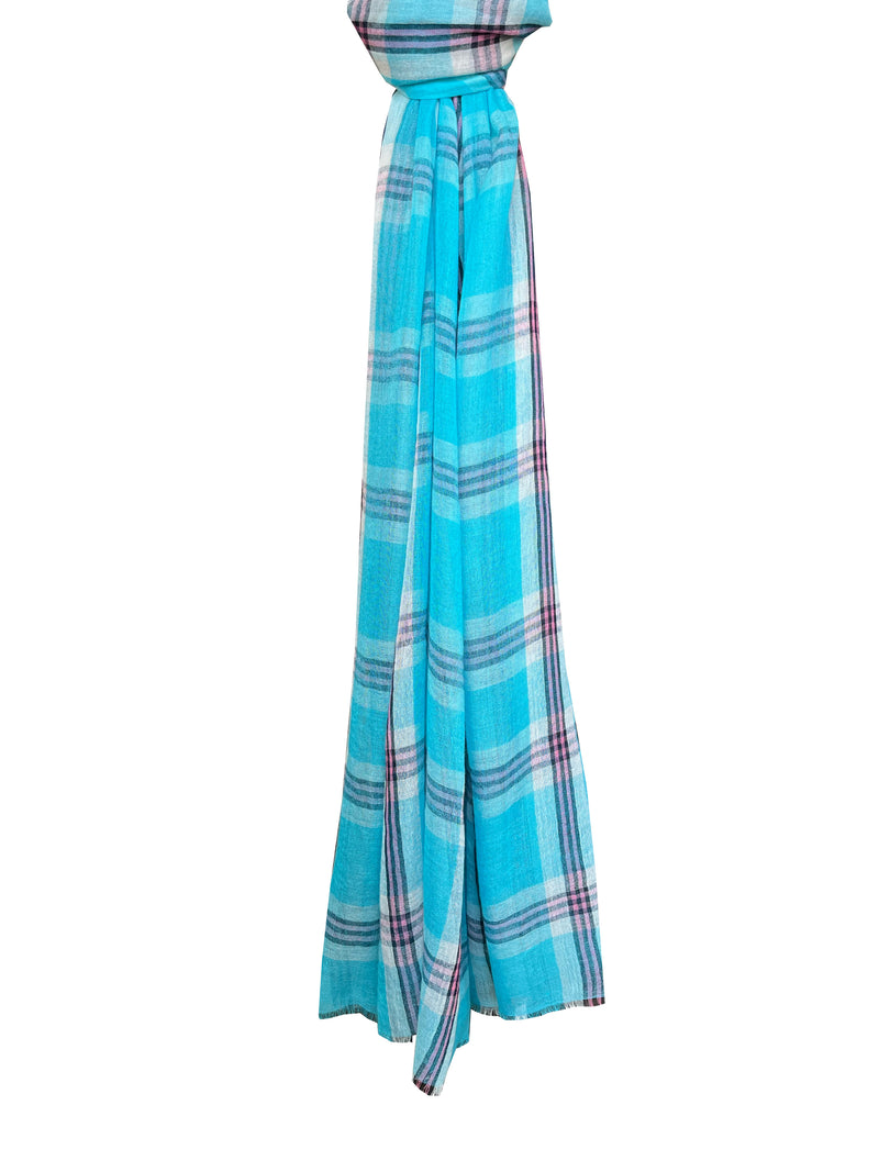 Tartan plaid shawl