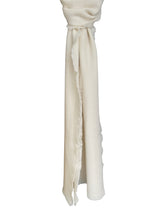 Cashmere-Four-Sided-Fringe-Solid-Scarf - Denis-Colomb-Lifestyle